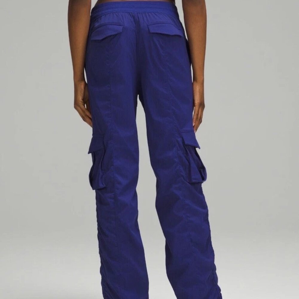 Lululemon Dance Studio Relaxed-Fit Mid-Rise Cargo Pant Larkspur SZ M